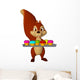Cartoon Squirrel with Cupcakes