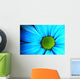 Blue Daisy Wall Mural