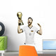 German soccer player celebrates the victory Wall Decal