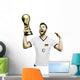 German soccer player celebrates the victory Wall Decal