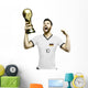 German soccer player celebrates the victory Wall Decal