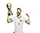 German soccer player celebrates the victory Wall Decal