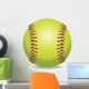 Softball Isolated on White Illustration Wall Decal