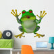 3D Happy Cartoon Frog