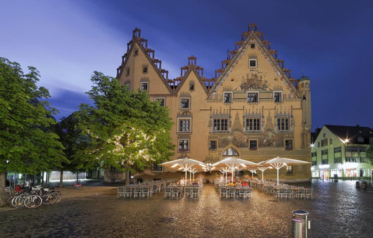 Historisches Rathaus Ulm Beleuchtet Wall Decal