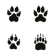 Lion Tiger Wolf Bear Wall Stickers