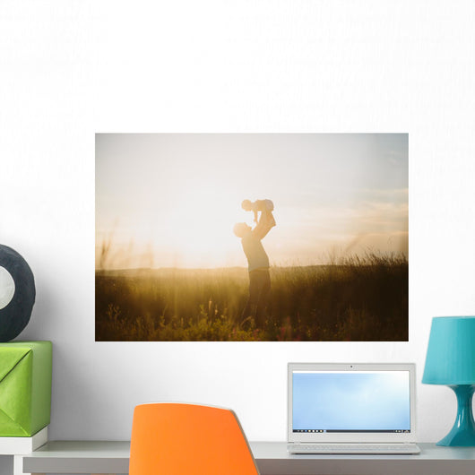 Father and child Wall Mural