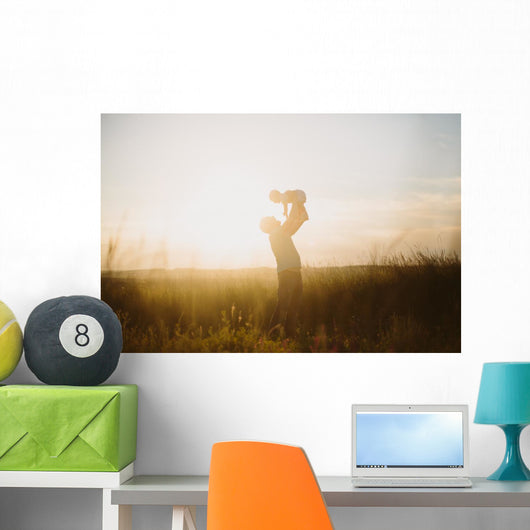 Father and child Wall Mural