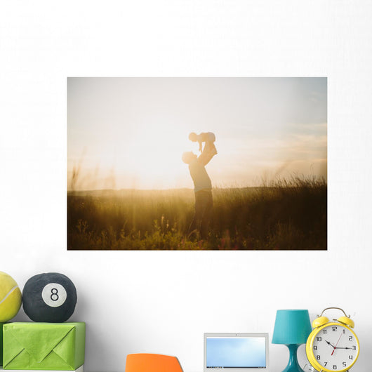 Father and child Wall Mural