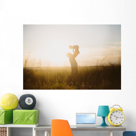 Father and child Wall Mural