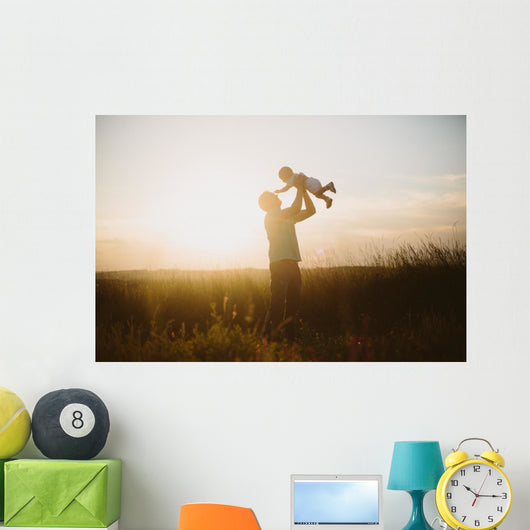 Father and child Wall Mural