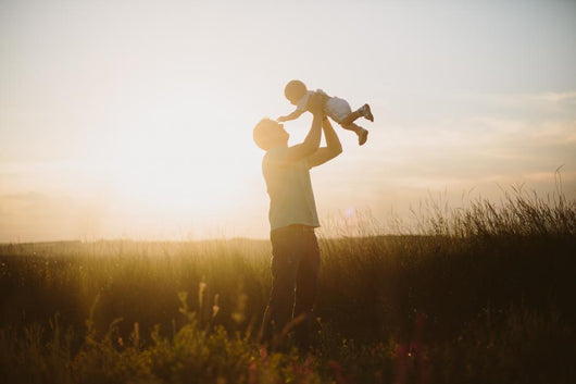 Father and child Wall Mural