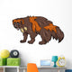 wolverine animal cartoon illustration Wall Decal