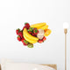 healthy strawberry smoothie with fruits Wall Decal