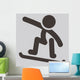Snowboard Icon Wall Decal
