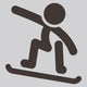 Snowboard Icon Wall Decal