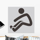 Long Jump Wall Decal