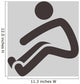 Long Jump Wall Decal