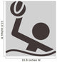 Water Polo Icon Wall Decal