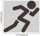 Running Icon Wall Decal