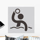 Water Polo Icon Wall Decal