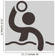 Water Polo Icon Wall Decal