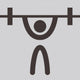 Weightlifting Icon Wall Decal
