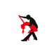 Dancing Couple Wall Mural