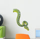 Emerald Tree Boa Isolated on White Wall Decal