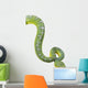 Emerald Tree Boa Isolated on White Wall Decal