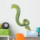 Emerald Tree Boa Isolated on White Wall Decal