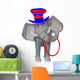 Cartoon Circus Elephant Wall Decal
