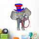 Cartoon Circus Elephant Wall Decal