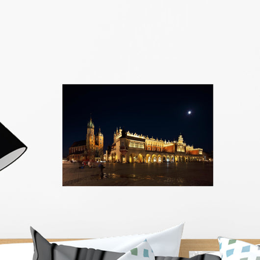 Night Market Square Krakow