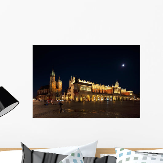 Night Market Square Krakow