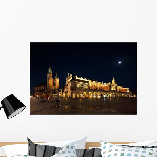 Night Market Square Krakow