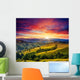 Sunny Mountain Landscape Wall Mural