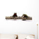 Fire Bellied Toads Sitting on Branch Wall Decal