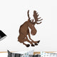 Cartoon Moose Wall Decal
