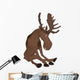 Cartoon Moose Wall Decal