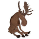 Cartoon Moose Wall Decal