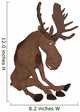 Cartoon Moose Wall Decal