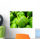 Green Peppers Wall Mural