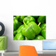 Green Peppers Wall Mural