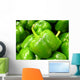 Green Peppers Wall Mural