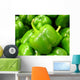 Green Peppers Wall Mural
