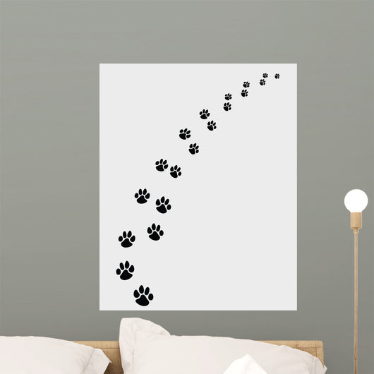 Black Footprints Dogs Turn