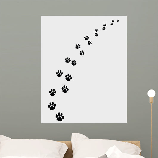 Black Footprints Dogs Turn
