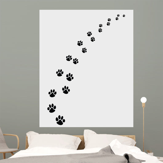 Black Footprints Dogs Turn