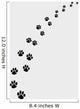 Black Footprints Dogs Turn